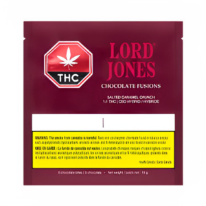 Lord Jones Salted Caramel Crunch 1:1 THC|CBD Chocolates